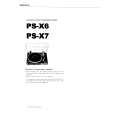 SONY PS-X7 Owners Manual