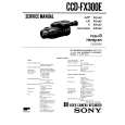 SONY CCDFX300E Service Manual