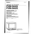 SONY PVM1944Q Owners Manual