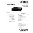 SONY STH3700 Service Manual