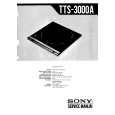 SONY TTS3000A Service Manual
