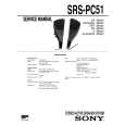 SONY SRSPC51 Service Manual
