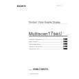 SONY MULTISCAN17SEII Owners Manual