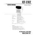 SONY ICFC102 Service Manual