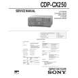 SONY CDP-CX250 Service Manual