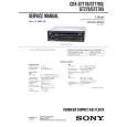 SONY CDX-GT270 Service Manual