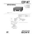 SONY CDP-M7 Service Manual