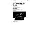 SONY CCD-FX620 Owners Manual