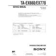 SONY TAEX770 Service Manual