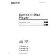 SONY CDPXE570 Owners Manual