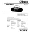 SONY CFD-808 Service Manual
