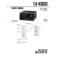 SONY TA-H3800 Service Manual