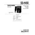 SONY SS-H450 Service Manual