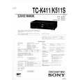 SONY TC-K411 Service Manual