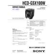 SONY HCD-GSX100W Service Manual