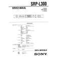 SONY SRP-L300 Service Manual