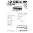 SONY CDXM8805X Service Manual