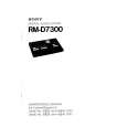 SONY RM-D7300 Service Manual