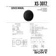 SONY XS3012 Service Manual