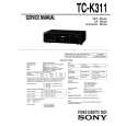 SONY TC-K311 Service Manual