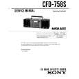 SONY CFD-758S Service Manual
