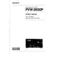 SONY PVW2650P VOLUME 1 Service Manual