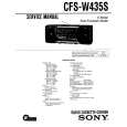 SONY CFS-W435S Service Manual