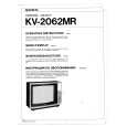 SONY KV2062MR Owners Manual