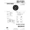 SONY XS-F1321 Owners Manual