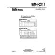 SONY WM-FX117 Service Manual