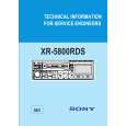 SONY XR5800RDS TECHN Service Manual