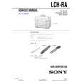 SONY LCHRA Service Manual
