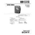 SONY WM-EX110 Service Manual
