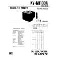 SONY KVM1100A Service Manual