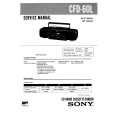 SONY CFD60L Service Manual