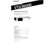 SONY VTX-1000R Owners Manual