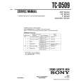 SONY TC-D509 Service Manual