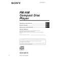 SONY CDX-M610 Owners Manual