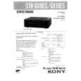SONY STR-GX9ES Service Manual