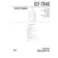 SONY ICFTR40.PDF Service Manual