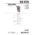SONY ICDST25 Service Manual