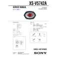 SONY XSV5742A Service Manual