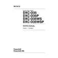 SONY DXCD35WS VOLUME 1 Service Manual