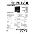 SONY HCD-H550 Service Manual