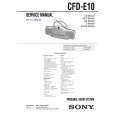 SONY CFDE10 Service Manual