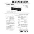 SONY TCRX79ES Owners Manual