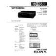 SONY HCD-H6800 Service Manual