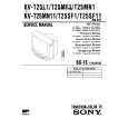 SONY KVT25SF11 Service Manual