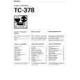 SONY TC-378 Owners Manual