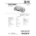 SONY ZSY3 Service Manual